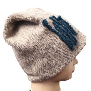 Einfache Mütze aus Rechteck minimalistisch und stilvoll